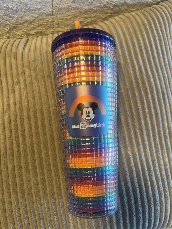 Starbucks Other - 2024 Walt Disney World Starbucks Mickey Mouse Pride Rainbow Tumbler New